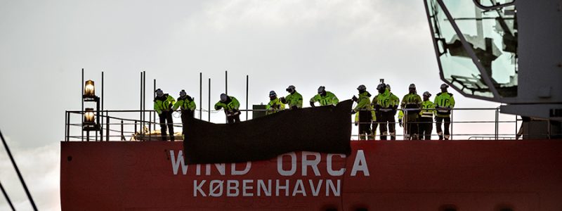 Wind Orca Flagceremoni 29.11.21 i Esbjerg.